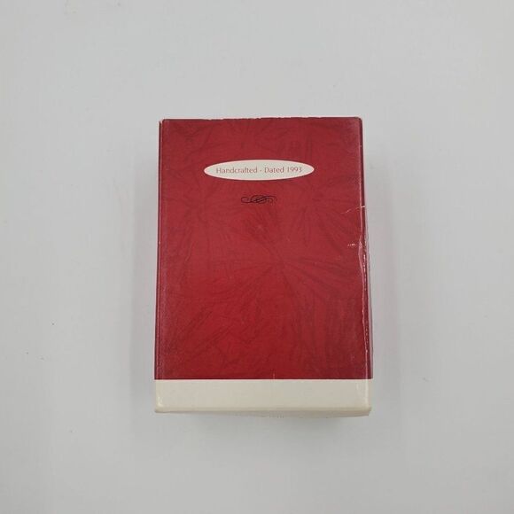 Hallmark Ornament Brother Dated 1993 Dog With Helmet On In Box - Picture 2 of 9